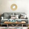 1PC/3PC Nordic Background Living Room Wall Decor Спальня Золотое Подвесное Зеркало Круглое Настенное Зеркало