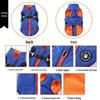 Durable Cotton Dog Jacket with Harness and Leash - Cold-Resistant Pet Outerwear 