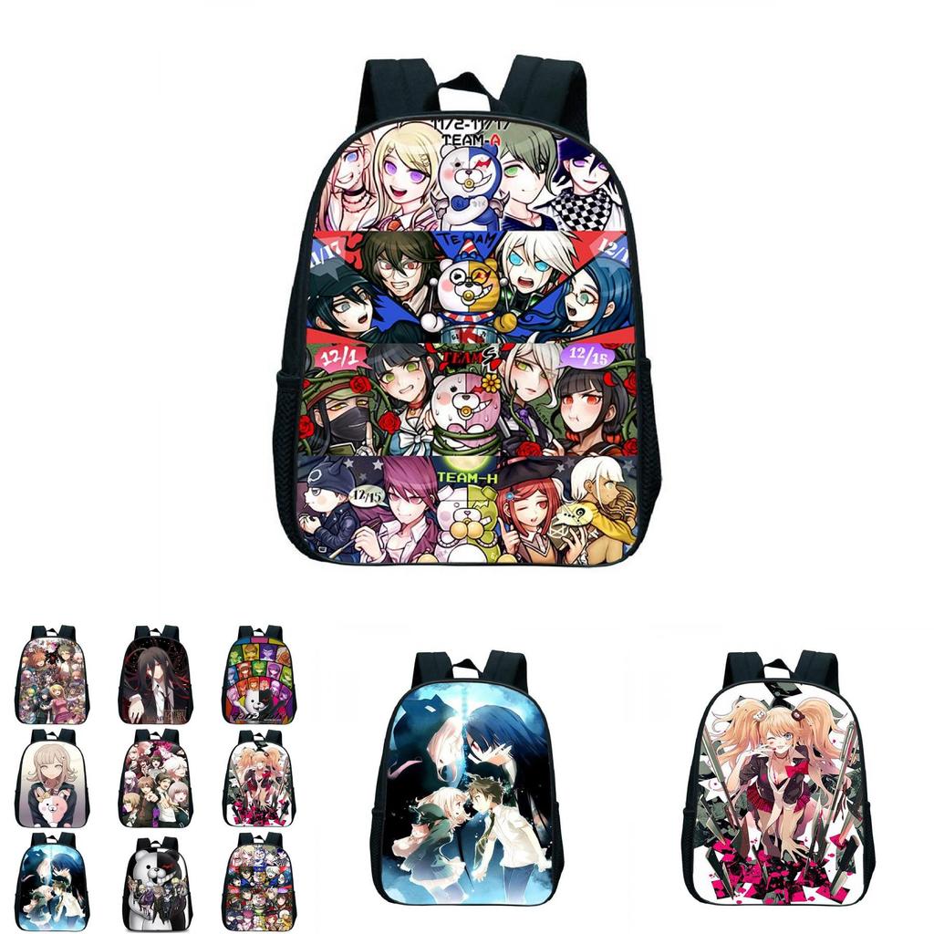 Рюкзак с аниме-принтом Danganronpa, водонепроницаемый, высокой вместимости, легкий, портативный, идеально подходит для школы и путешествий