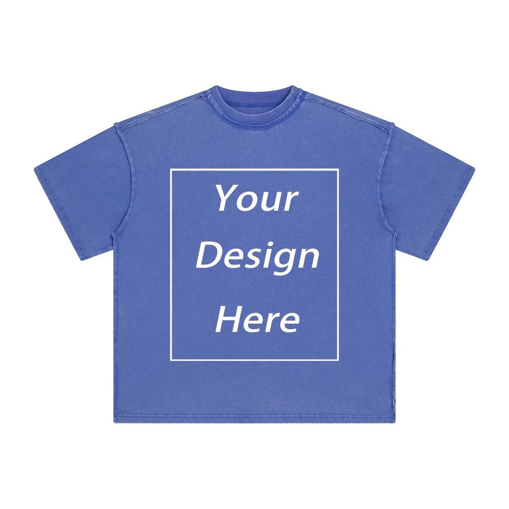 250 г/м² 100% хлопок стираная футболка с индивидуальным рисунком принт мужские футболки персонализированная футболка