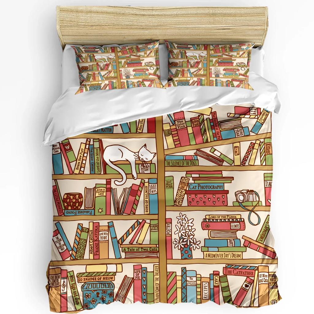 Cartoon Bee Cute Square Pattern Duvet Cover Bed Bedding Set Home Textile Quilt Cover Pillowcases Bedroom Bedding Set No Sheet