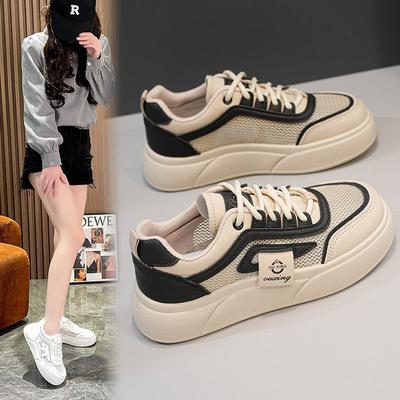 Новая Модная Женская Повседневная Обувь Дышащие Женские Балетки Корейский Стиль Толстая Подошва Лоферы Модные Классические Удобные Кроссовки