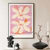 Different Shapes Gallery Painting Abstract Line Flower Poster Geometric Patterns Wall Art Canvas Painting For Living Room Deco