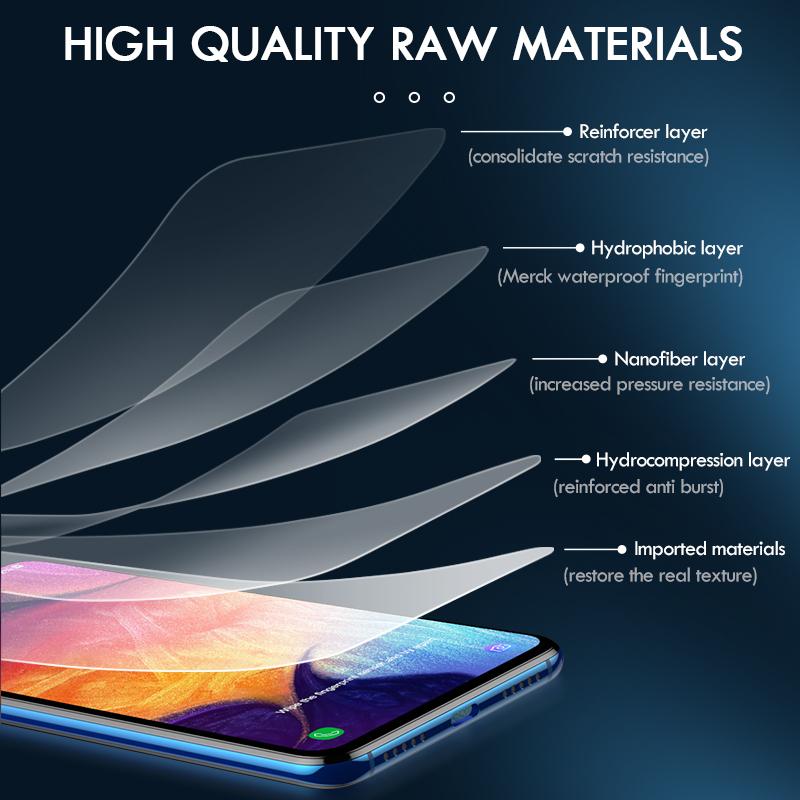 HD Гидрогелевая пленка Ультратонкая и устойчивая к царапинам защитная пленка для экрана для IPhone Samsung Huawei Honor Xiaomi Redmi Meizu OnePlus