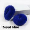 Fashion Luxury 2 Fluffy Pieces Child Girl Fluffy Furry Scrunchies Hair Scrunchies Bands Ring Ponytail Holder Hairwear Hair Decoration