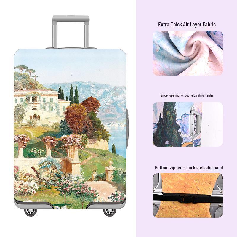 Thickened Cartoon Leather Suitcase Covers: Protective Dust Cover for 20, 24, and 28 Trolley Cases