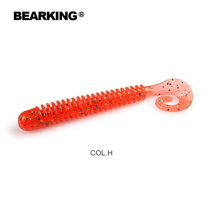 BEARKING Рыболовная приманка 45 мм 0,8 г 30 шт./пакет G Tail Мягкие приманки Рыболовный воблер Приманка для окуня Искусственная рыбалка Мягкая приманка