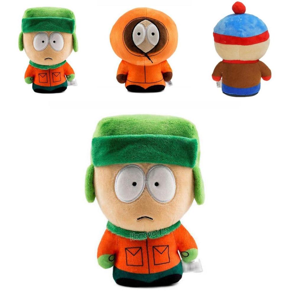 Plush Keychain With Kyle Cartman And Kenny From South Park