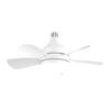 Multifunctional Ceiling Fan Light with Remote 3-Level Adjust 2-in-1 Fan Lamp for Kitchen Bedroom Dormitory Study