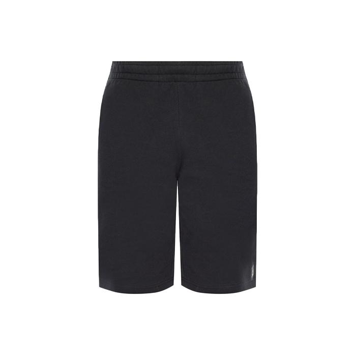 Emporio Armani Однотонные повседневные шорты мужские, средней посадки, свободного кроя, прямые, Черный 8NPS02PJ05Z1200