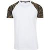 T-shirt Raglan - Urban Classics - Contrast - 100% Coton - Manches Courtes - Col Arrondi