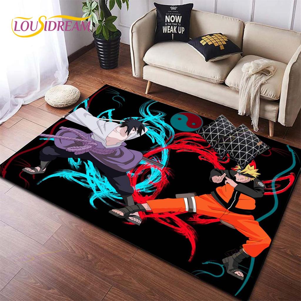 Anime Naruto Carpet Kids Carpets Living Room Tea Table Mats Bedroom Rug Washable Floor Mats Household Area Mat Dinosaur Rug