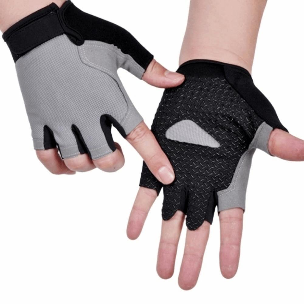 Fingerless Women Men Cycling Gloves Breathable Bicycle Accessories Hiking Camping