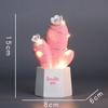 Светодиодная настольная лампа Cactus, розовая, милая, для девочек, в форме сердца, мечта, звезда, лампа, маленький креативный ночник, украшение для спальни, детский подарок