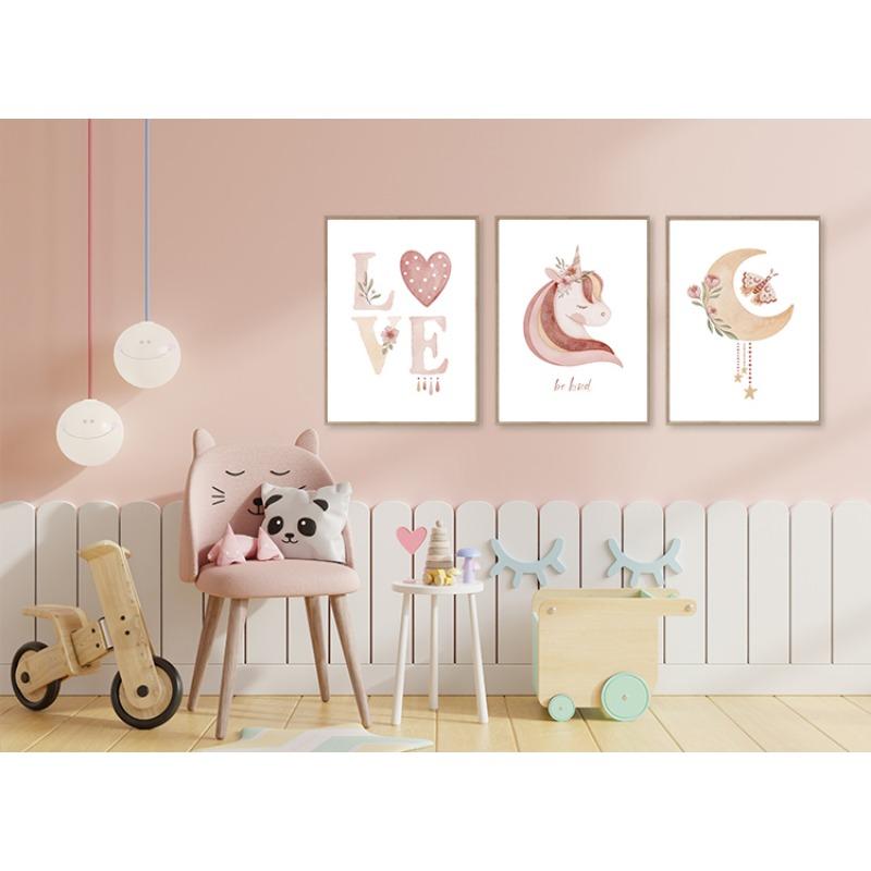 Воздушный шар Лев Тигр Жираф Радужный Корабль Настенное искусство для детской комнаты Холст Живопись Скандинавские Постеры и Принты Картины Декор для детской комнаты