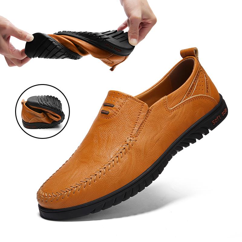 Social Shoe Male Luxury Brand 2025 Casual Casual Shoes Formal Loafers Men's Moccasins Italian Black Men's Driving Shoes Men's