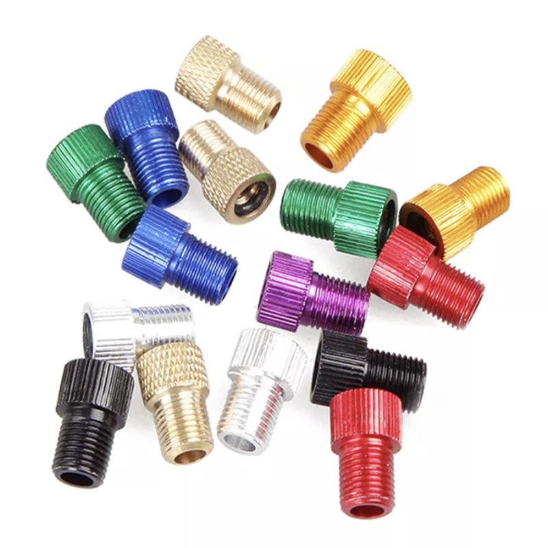 6 шт. алюминиевый велосипедный клапан Presta к конвертеру Шредера автомобильный адаптер клапана