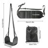 Foot Hammock Adjustable Aircraft Hammock Support Plate Lightweight Portable Plane Footrest for Long Travel Foot Leg Rest