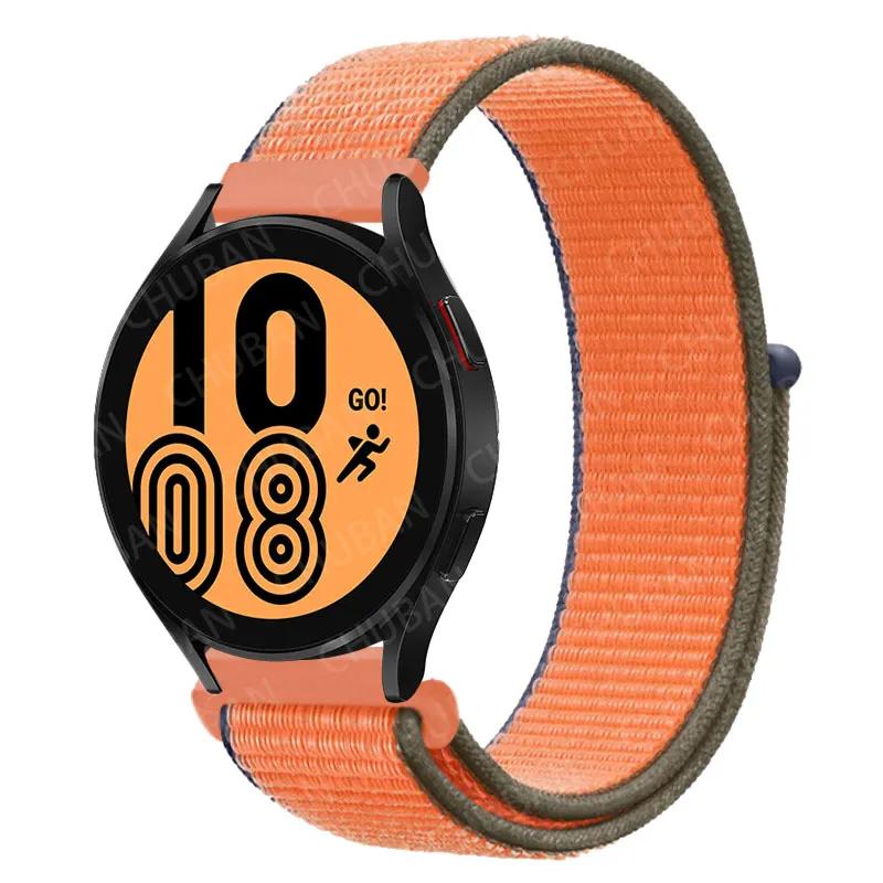 Nylon Loop For Samsung Galaxy Watch 6 5 Pro/4/classic/gear S3 Frontier/active Sport Bracelet Huawei Watch Gt2 3 22mm 20mm Strap