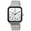CASIO Standard Round Rectangle Display Multifunction Analog Watch Silver [Casio] 24-Hour Men's MTP-M306D-7AV (Overseas Model)