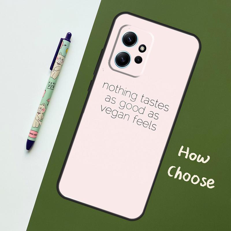 Веганский чехол-вдохновение для Xiaomi Redmi Note 13 11 9 10 12 14 Pro 11S Чехол для Redmi 15 14C 10C 13C 12C 15C