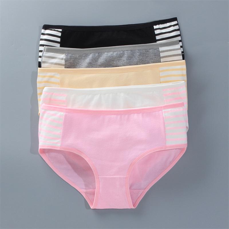 Women's Underwear Cotton Teenage Panties Kids Underwear Children Cotton Brifes 8-16Y