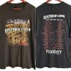 System Of A Down Toxicity Tour S-34XL Двусторонняя унисекс футболка cg689