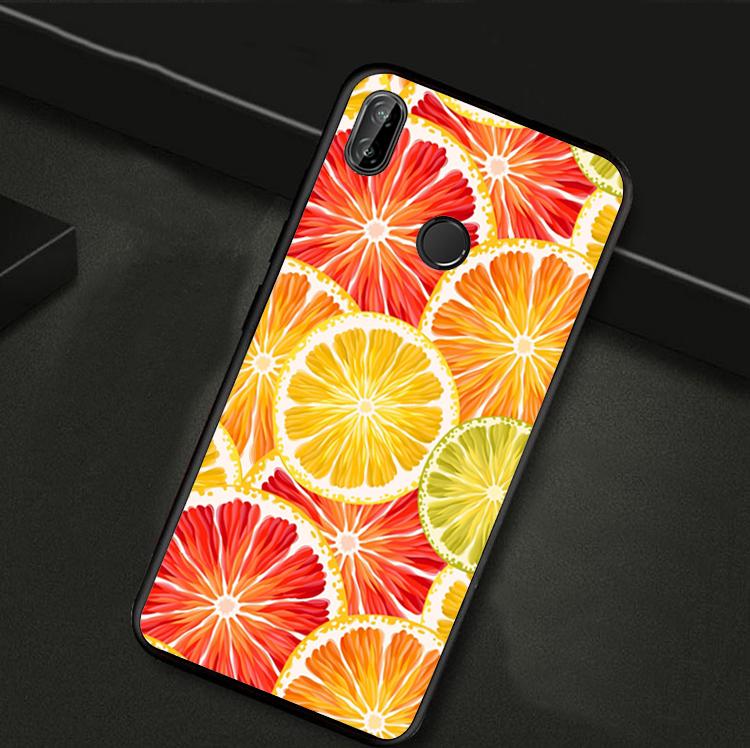 Summer Fruit Orange For Huawei Nova 11i 12i 12s 8i 9 10 SE Y60 Y61 Y70 Y90 Y72 Y73 Y91 P60 Pro P40 P30 Lite Case