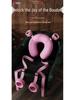 Deba Adult Split Leg Pillow & Handcuffs Set for Bedroom Fun