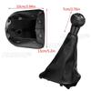 5 Speed Gear Shift Knob Gaiter Boot Cover for Peugeot 207 307 307CC 308 Gear Shifter Knob Stick PU Leather