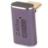 Адаптер USB C Female to USB C Male PD 240W 8K 60HZ High Speed 40Gbps USB4.0 C Right Angle Adapter
