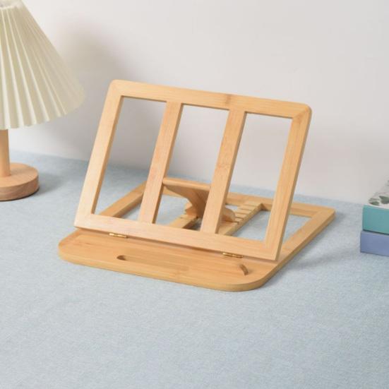 Регулируемая подставка для ноутбука Деревянная складная подставка для компьютера со слотами для вентиляции Нагрузодержатель для компьютера Настольная