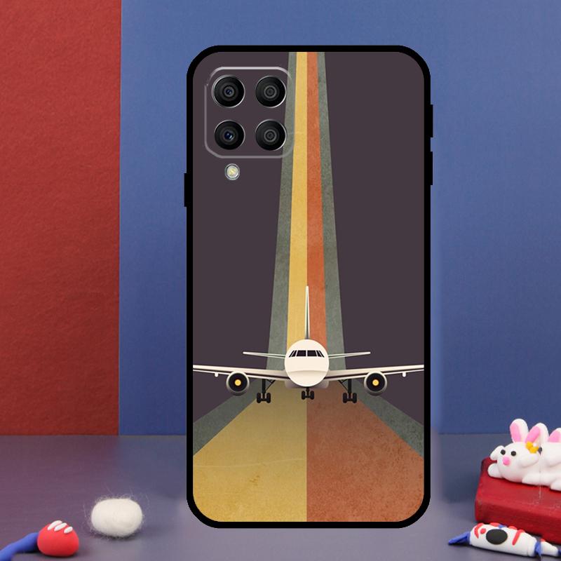 Чехол для телефона Samsung Galaxy M33 M13 M23 M53 M15 M55 M31 M51 M14 M34 M54 M20 M30s M32 M52 с рисунком 'Авиаперелеты'