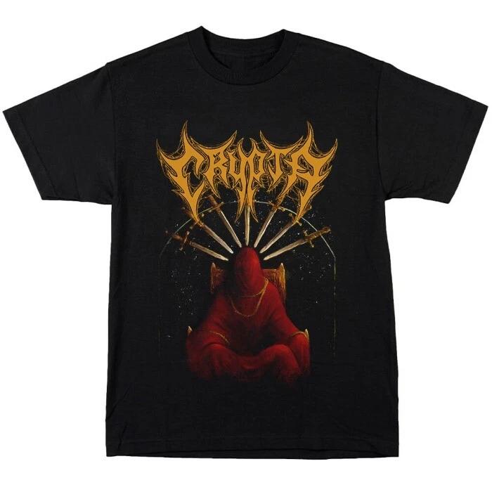 Men's and Women's T-shirts Crypta Shades Of Sorrow Over North America Tour 2024 T-Shirt Gift Fans Music