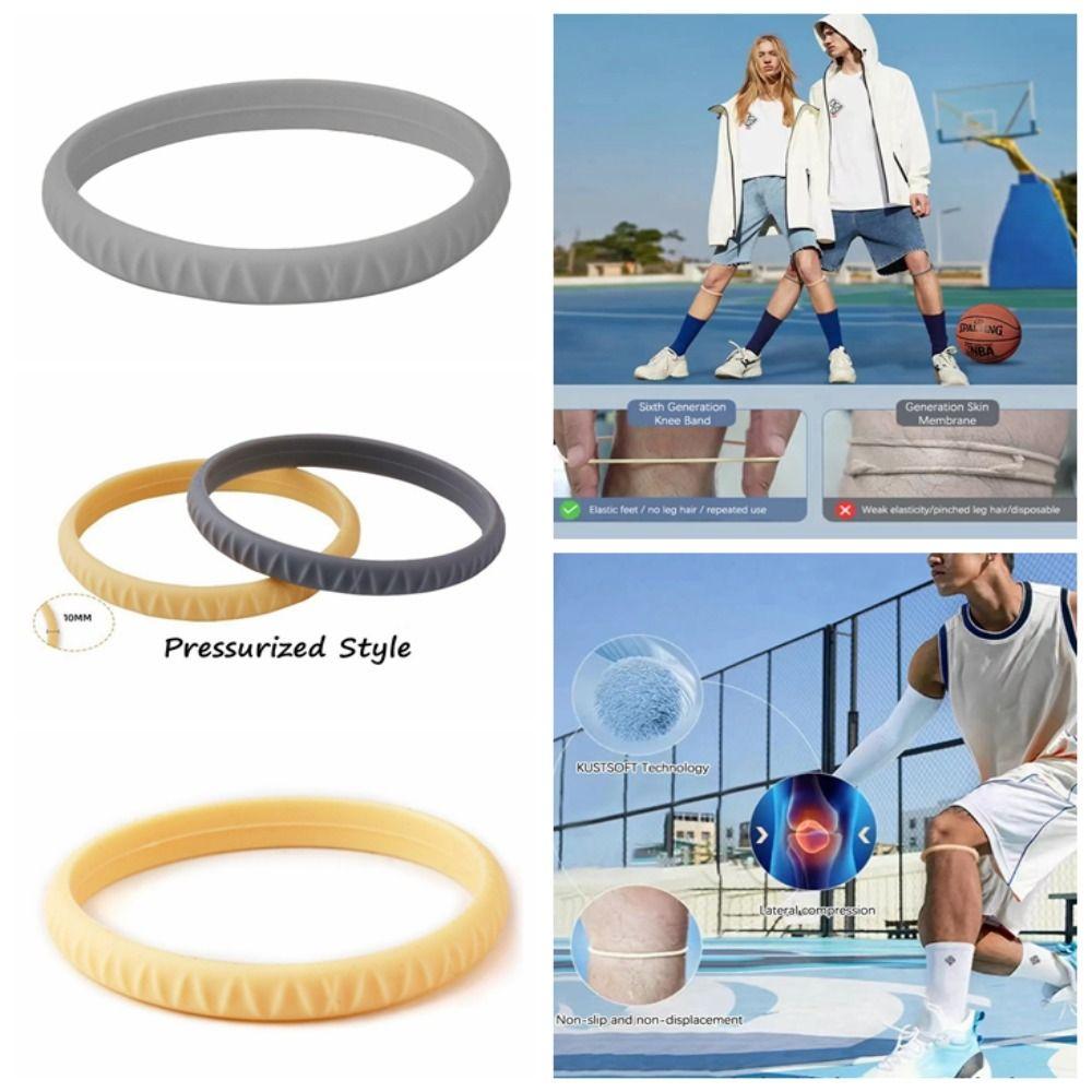 Elastic Patella Knee Joint Ring Rubber Band Patella Belt Basketball Knee Force Belt  Outdoor Sports