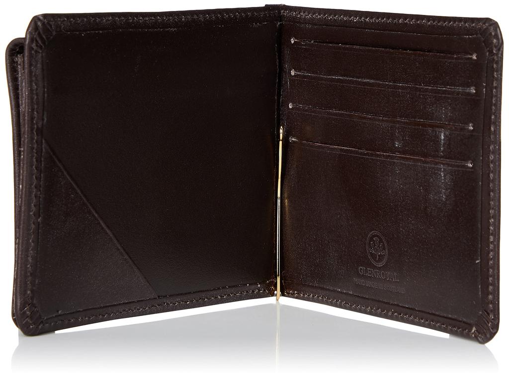 GLENROYAL Money Clip with Coin Pocket Bifold Wallet 03-6164 Cigarette Free [Parallel Import]