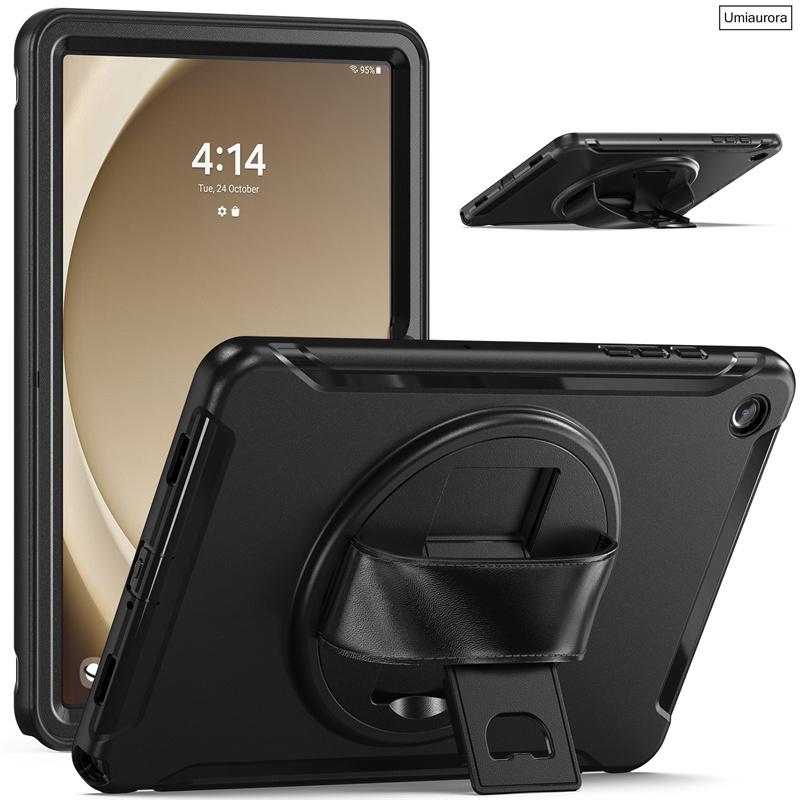 Для Samsung Tab A A7 A8 A9+ A11 Plus 11 дюймов SM-X230 X210 X200 S6 Lite 10.4" Ударопрочный чехол для планшета Ручной ремешок Подставка Бронированный Funda