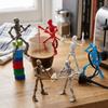 Lightweight Sturdy 3D Printed Skeleton Model Movable Joint Skeleton Toy  Prank Gift
