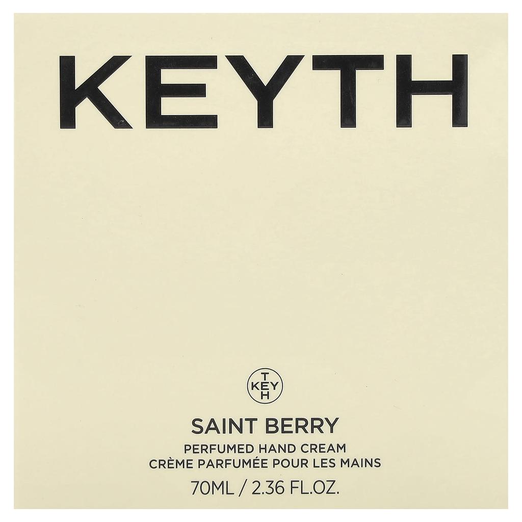 KEYTH, Парфюмированный крем для рук, Saintberry, 70 мл (2,36 жидких унций)