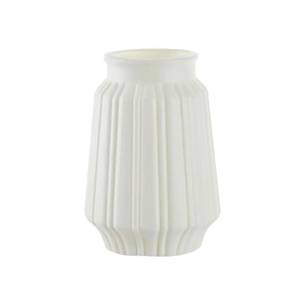 Простая современная ваза для цветов, белая пластиковая ваза, цветочный горшок, корзина, скандинавское украшение для дома, гостиной, свадебное украшение для дома, цветок