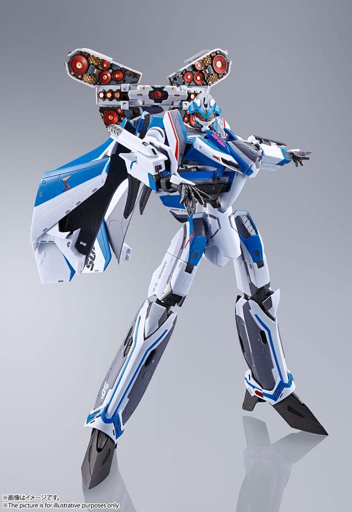 TAMASHII NATIONS DX Chogokin Macross Delta The Movie: Absolutely Live!!!!!! Movie VF-31J Siegfried (Hayate Immelmann Custom) [Equipped with