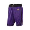 X NBA Collaboration Los Angeles Lakers Swingman Simple Comfortable Fashion Basketball Shorts Men Shorts Purple Amarillo-Yellow 912114-504