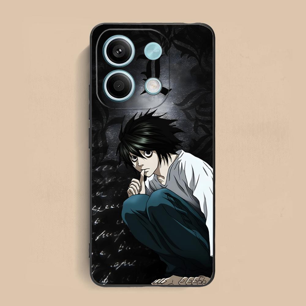 Чехол для мобильного телефона Death Note L Lawliet для Xiaomi Redmi 15 14 13 12 A5 3 2 1 C Plus 4G 5G Цветная печать Чехол Чехол Красивый