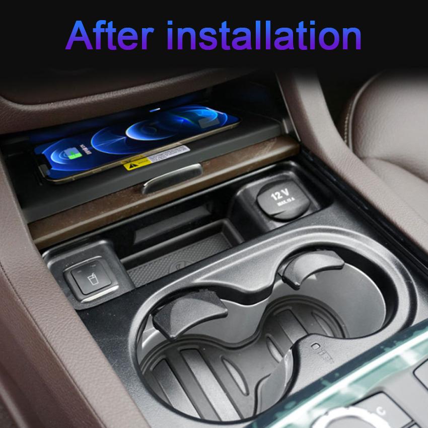 Автомобильные аксессуары Специальная встроенная беспроводная зарядная панель для телефона QI для Mercedes-Benz GL GLE GLS ML 2014 2015 2016 2017 2018 2019
