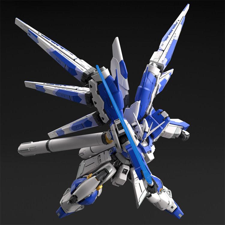 Сборная модель Gunpla Hi-Nu с водяными декалями Без подставки Фигурки Действия Rg 1/144 Настольное украшение Фиксированная версия Коллекционные игрушки
