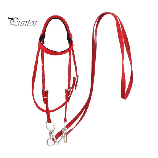 Недоуздок для лошади с регулируемым подбородком, плюшевый подбитый повод для лошади, тренировочное оборудование для лошадей, аксессуар для конного спорта