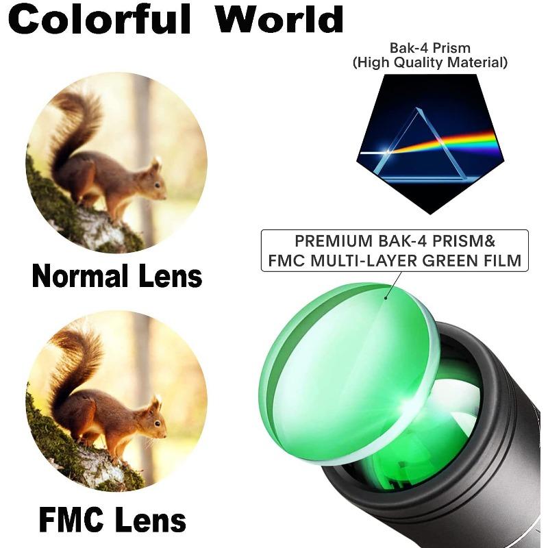 Моноскоп Высокое разрешение для взрослых Ночное видение Смартфон Дальний вид на открытом воздухе