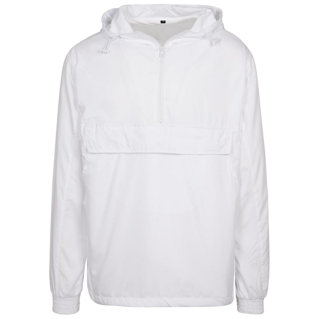 Build Your Brand Unisex Adult Basic Pull Over Jacket