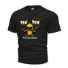 Purchase Pew Madafakas Men's T-shirt with Cute Chicken Funny Pattern, Breathable and Fashionable New Oversized T-shirt, Casual A