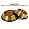 Stainless Steel Pet Feeding Bowl Large Capacity Cat Food Dish Dog Food Basin  For Dogs Cats